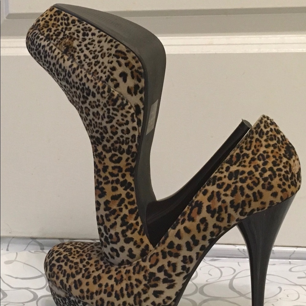 Leopard Print Platform Pump 8.5 - image 4